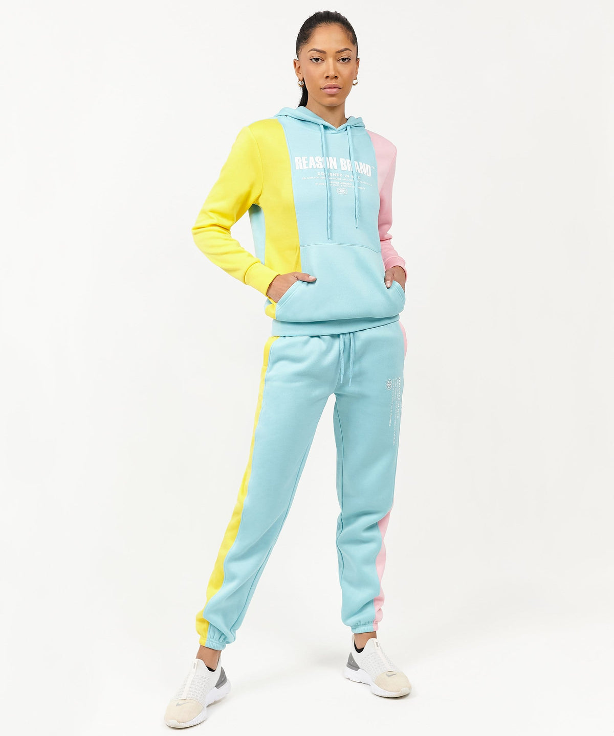 Womens Blocked Joggers | Reason Clothing Special Offer