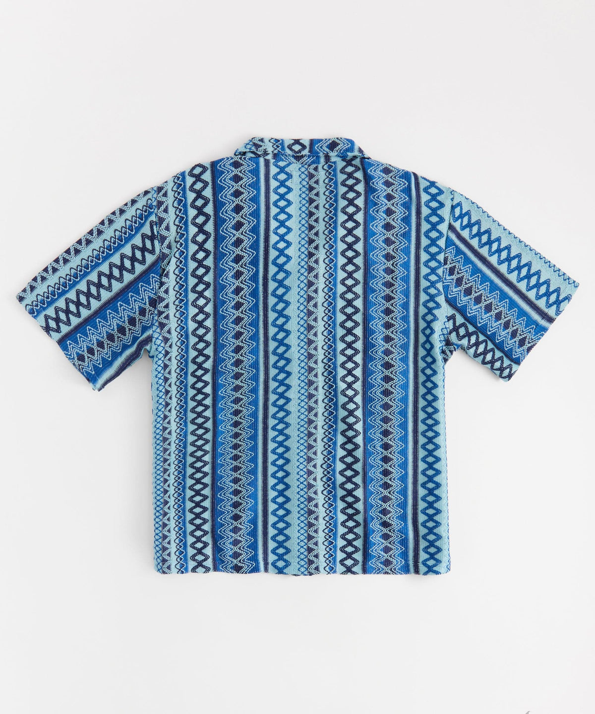 Kids Jacquard Polo Shirt - Blue | Reason Clothing Value
