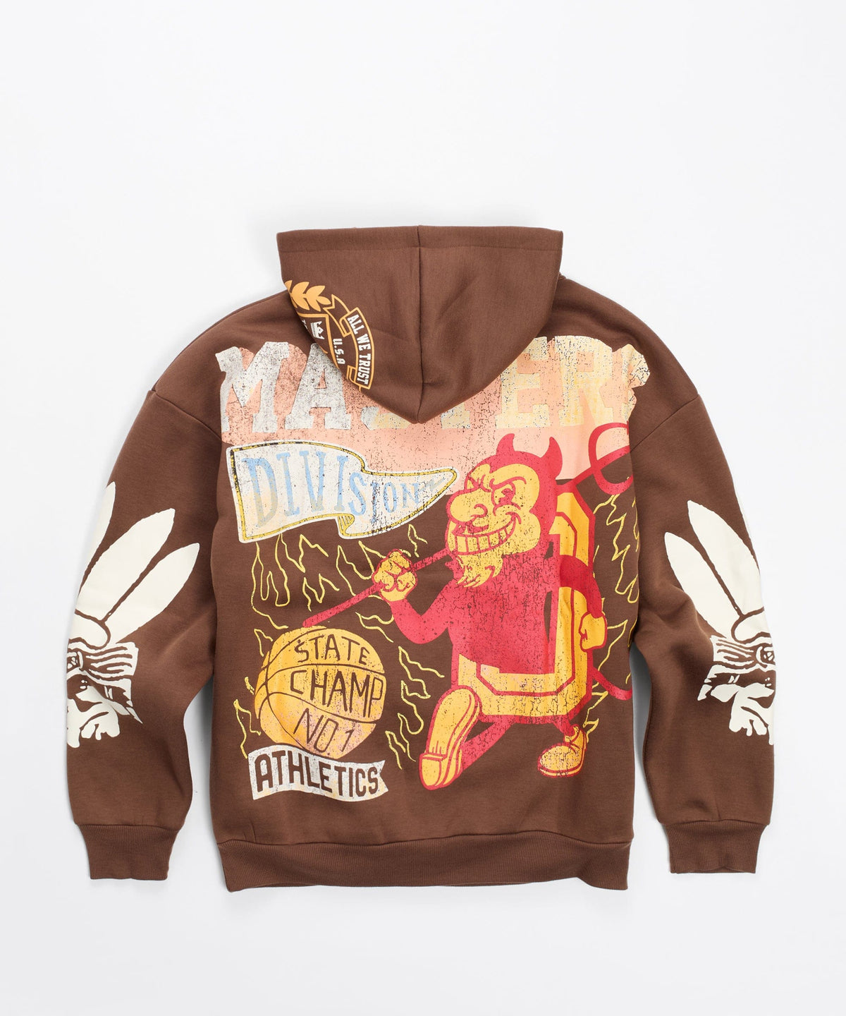 Kids World Class Crew Hoodie - Brown | Reason Clothing Smart Buy