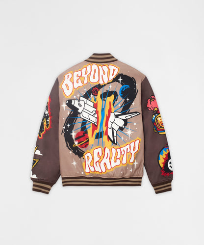 Kids Beyond Reality Varsity Jacket - Khaki | Reason Clothing Deals