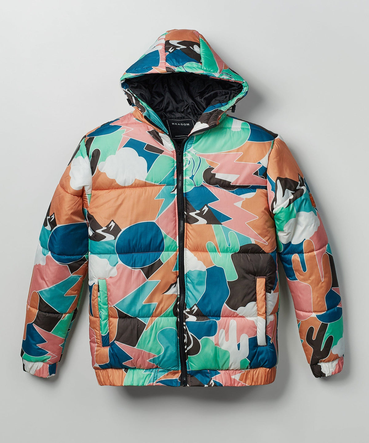 Kids Pop Art Puffer Jacket | Reason Clothing Best Price
