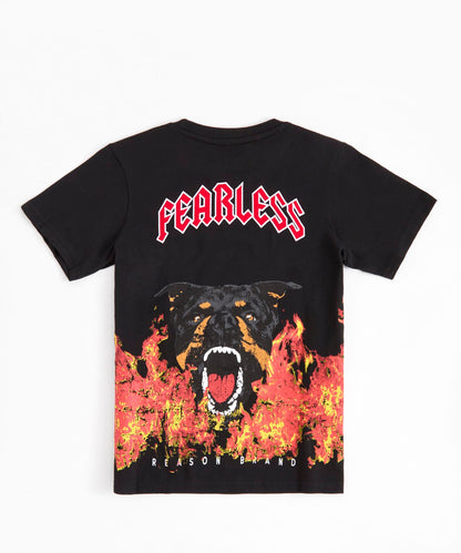 Fearless Flames Tee - Black | Reason Clothing New