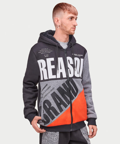 Brad Zip Up Sherpa Hoodie | Reason Clothing Recommended