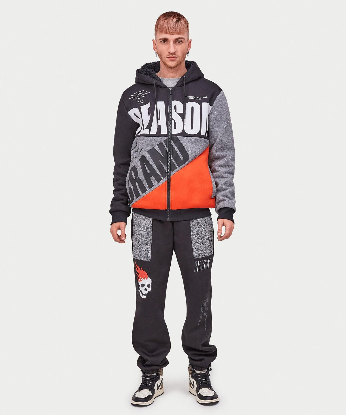 Brad Zip Up Sherpa Hoodie | Reason Clothing Recommended