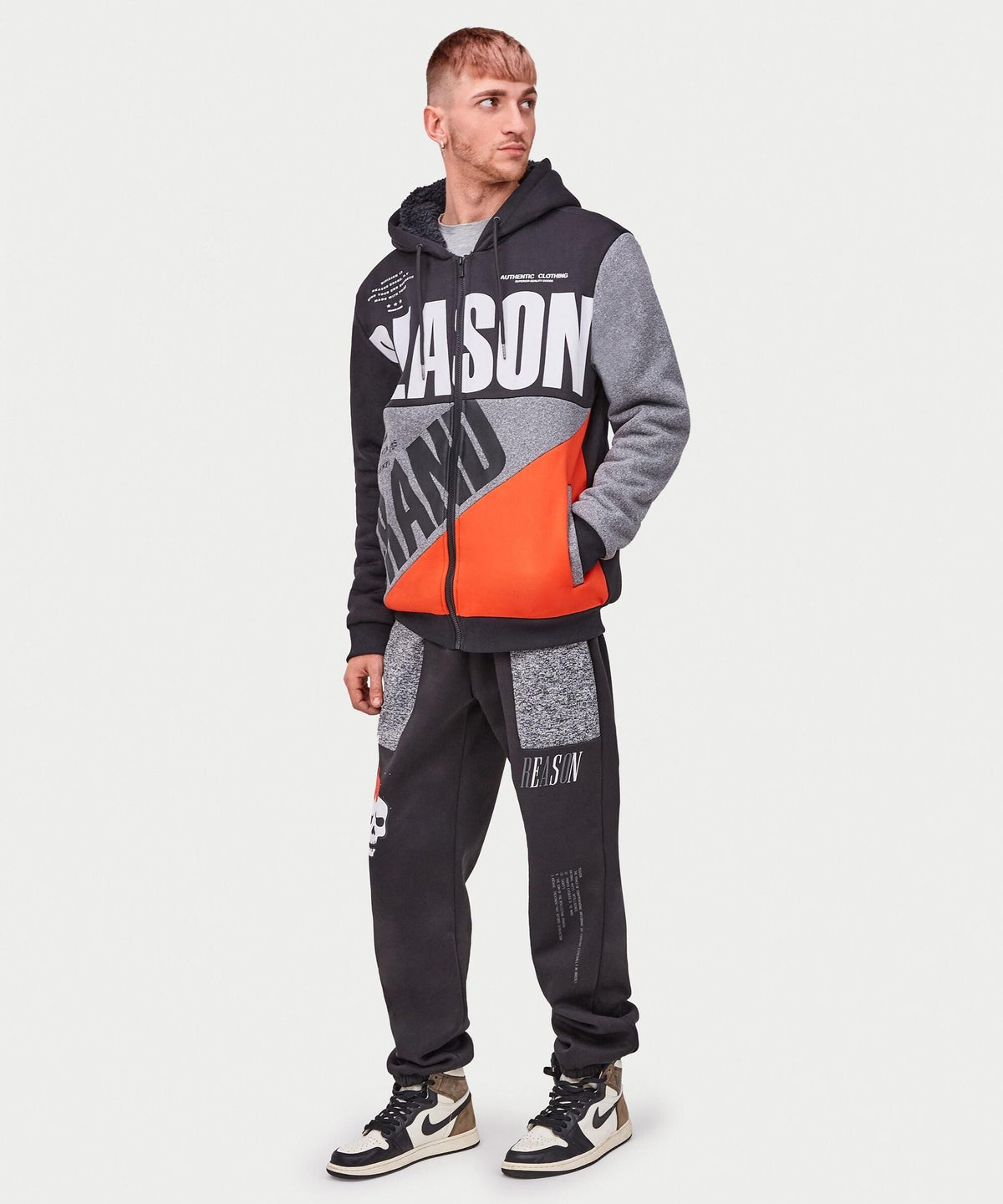 Brad Zip Up Sherpa Hoodie | Reason Clothing Recommended