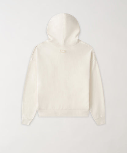 Essential Boxy Fit Zip Up Hoodie - Cream | Reason Clothing Popular