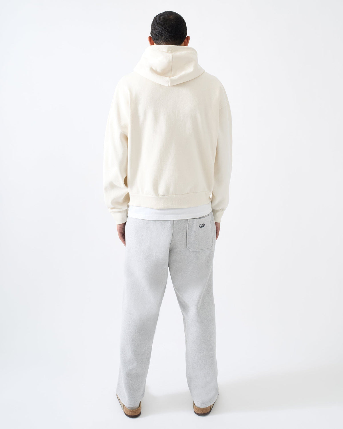 Essential Boxy Fit Zip Up Hoodie - Cream | Reason Clothing Popular
