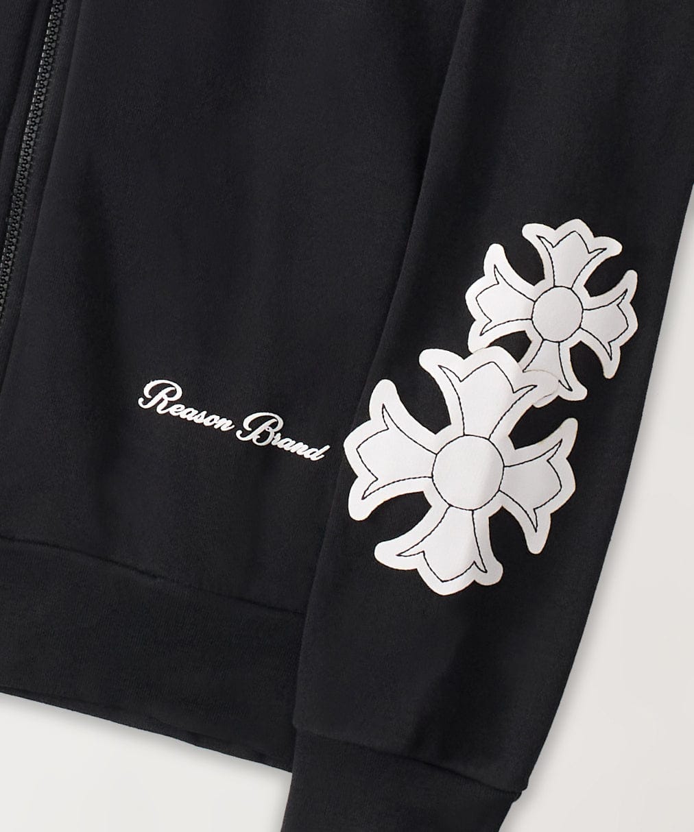 Rebellion ZIP Up Hoodie - Black | Reason Clothing Customer Favorite