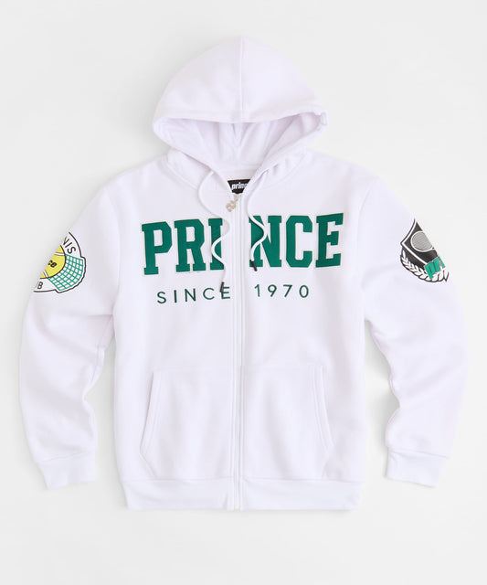 Full Zip Hoodie - White | Reason Clothing Latest