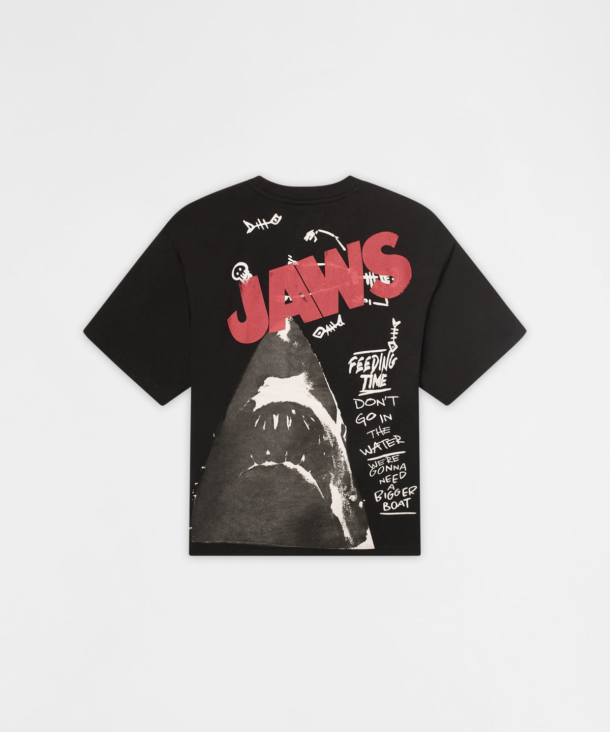Jaws Feeding Time Short Sleeve Tee - Black | Reason Clothing Sale