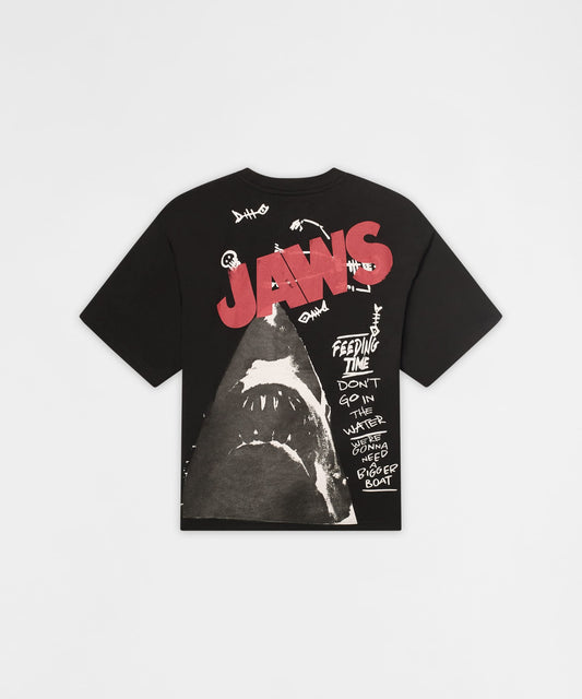 Jaws Feeding Time Short Sleeve Tee - Black | Reason Clothing Sale