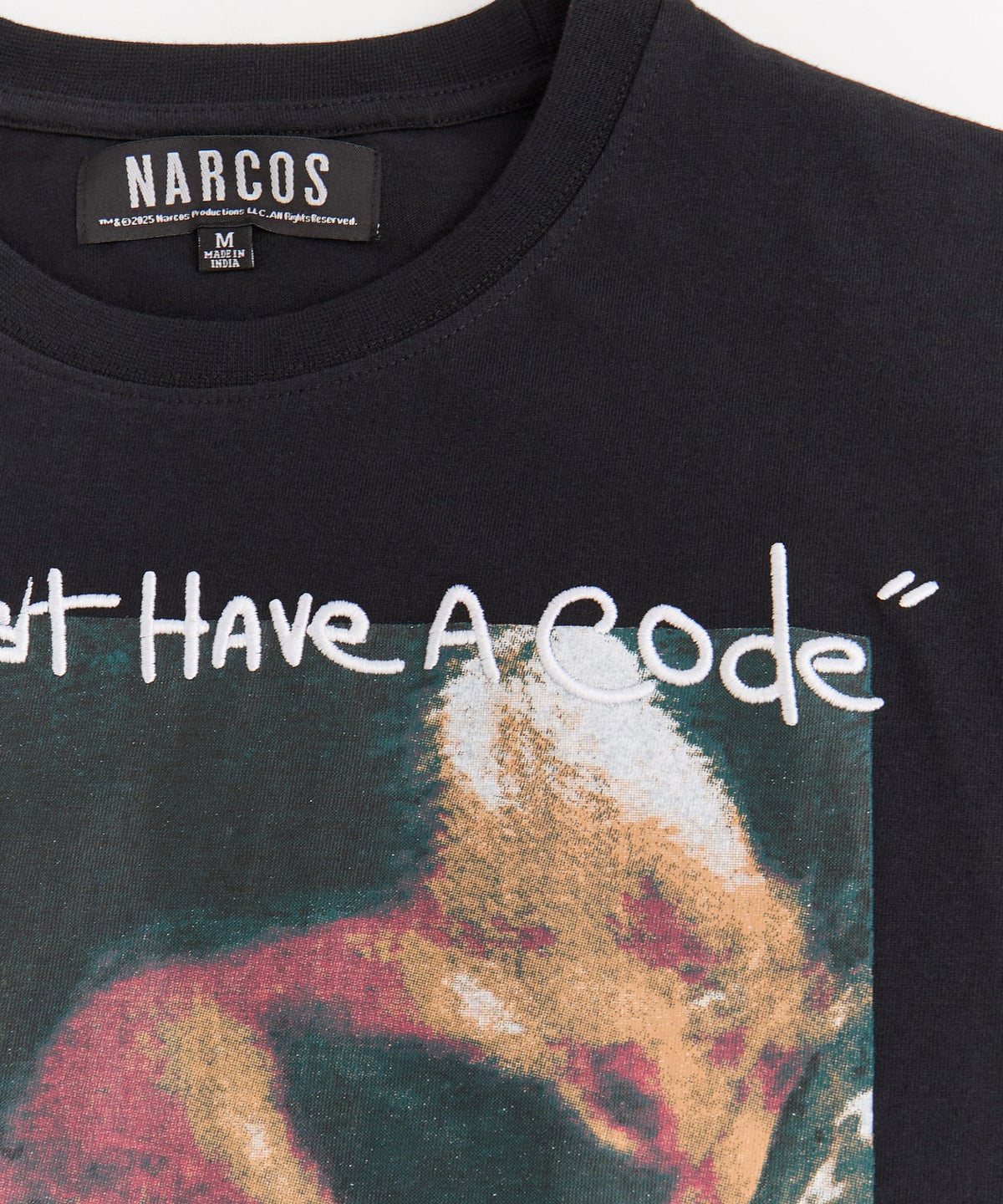 Narcos "A Man Must Have a Code" Tee - Black | Reason Clothing Hot Sale