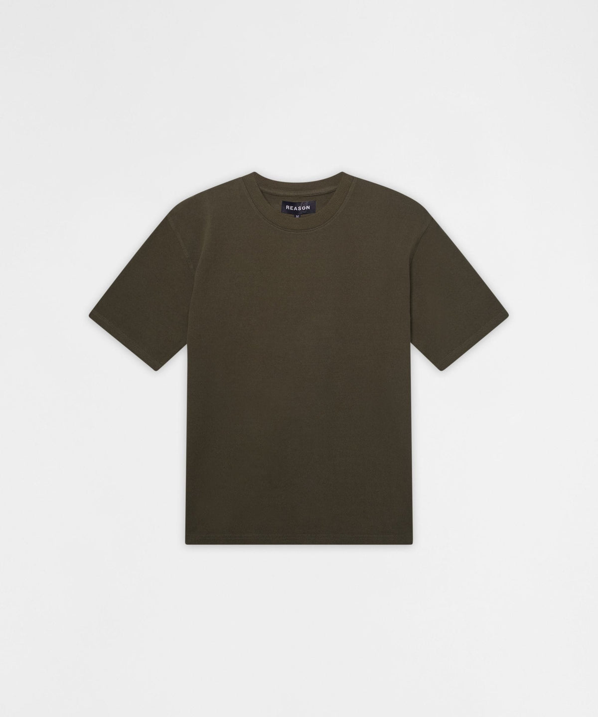Essential French Terry Short Sleeve Tee - Olive Green | Reason Clothing Essential
