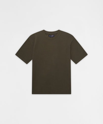 Essential French Terry Short Sleeve Tee - Olive Green | Reason Clothing Essential