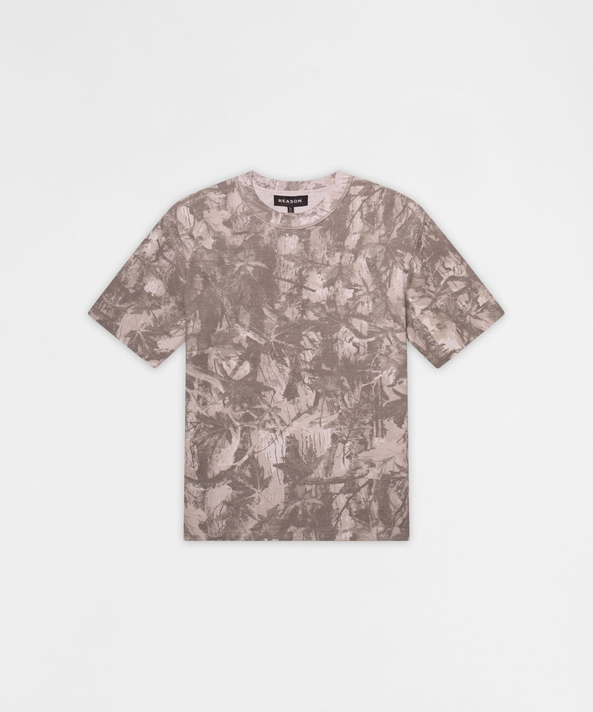 Essentials French Terry Short Sleeve Tee - Light Grey Tree | Reason Clothing New