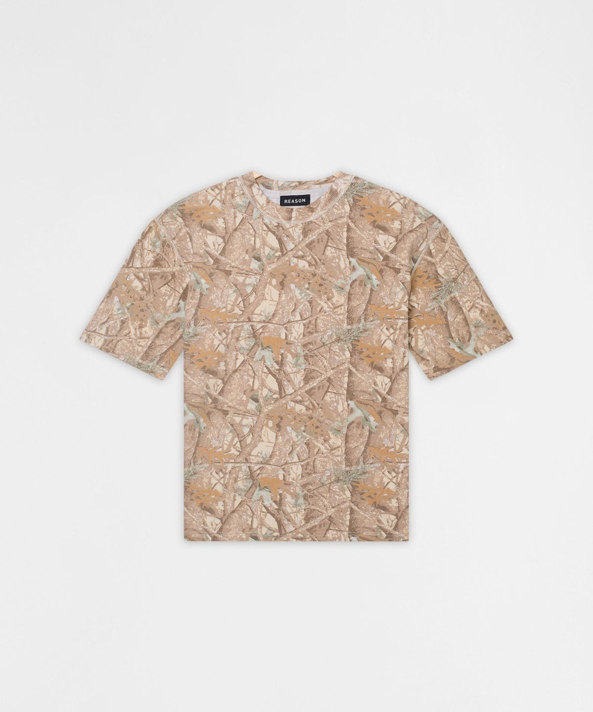 Essentials French Terry Short Sleeve Tee - Light Brown Tree | Reason Clothing Premium