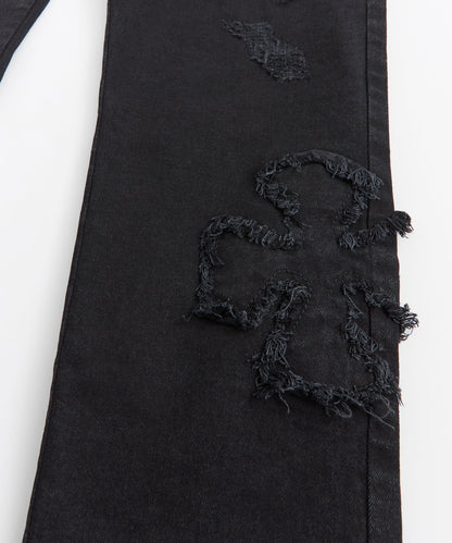 Chaos Distressed Skinny Jeans - Black | Reason Clothing Best Price