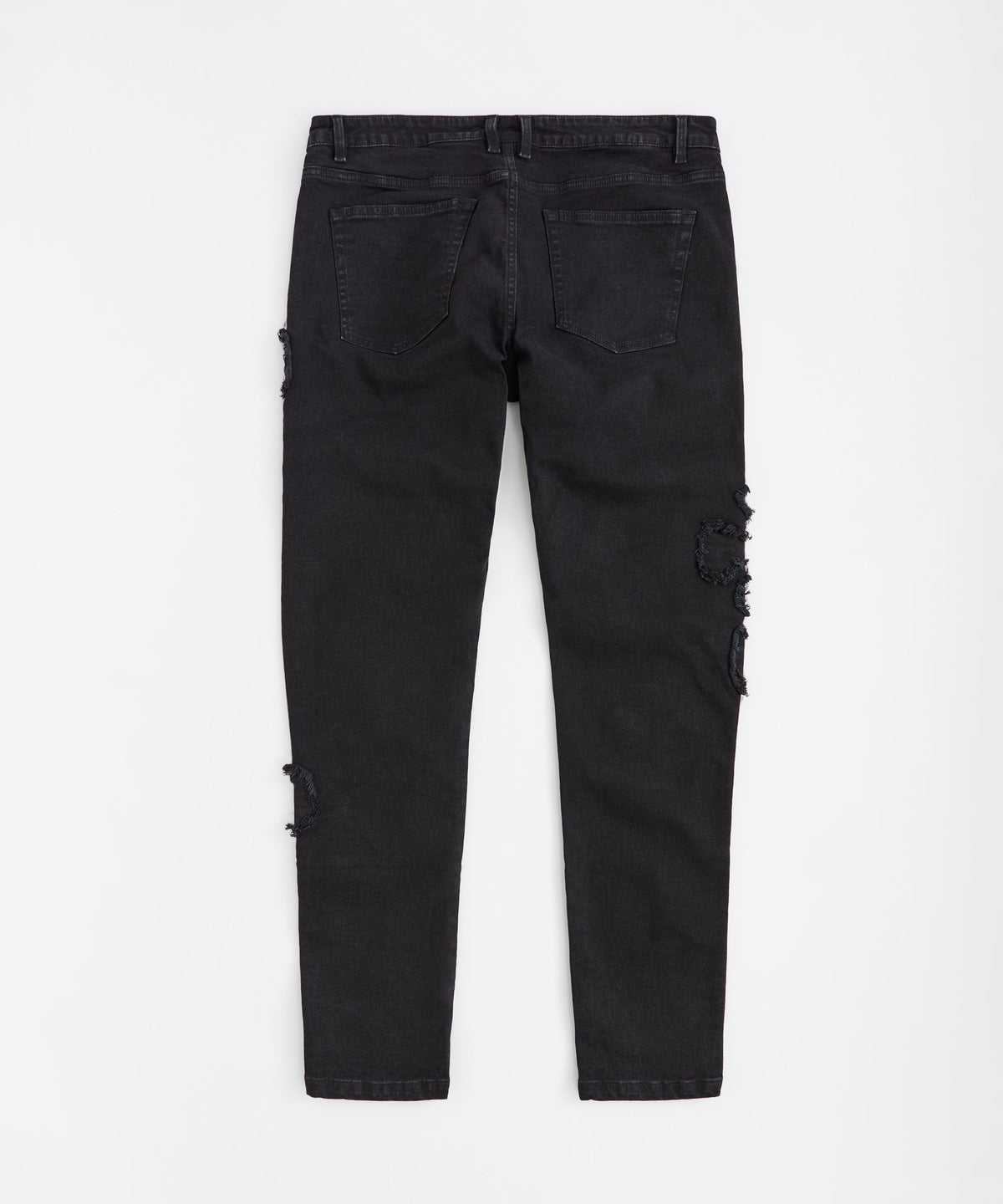 Chaos Distressed Skinny Jeans - Black | Reason Clothing Best Price