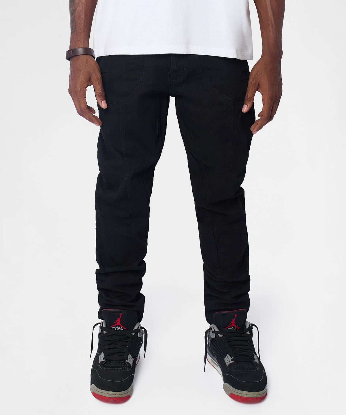 Classic Panel Skiny Jeans - Black | Reason Clothing Essential