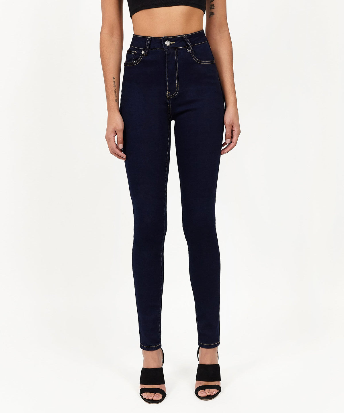 Womens Charlotte High Waist Slim Jeans | Reason Clothing Smart Buy