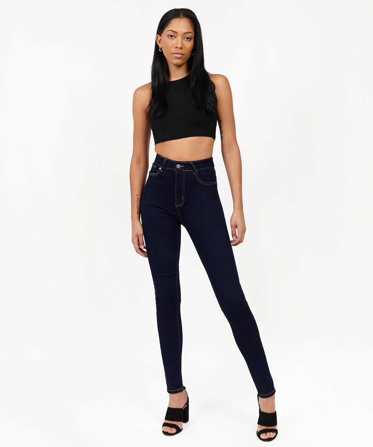 Womens Charlotte High Waist Slim Jeans | Reason Clothing Smart Buy