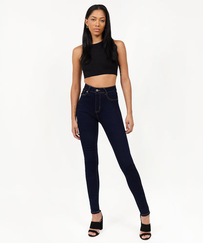 Womens Charlotte High Waist Slim Jeans | Reason Clothing Smart Buy