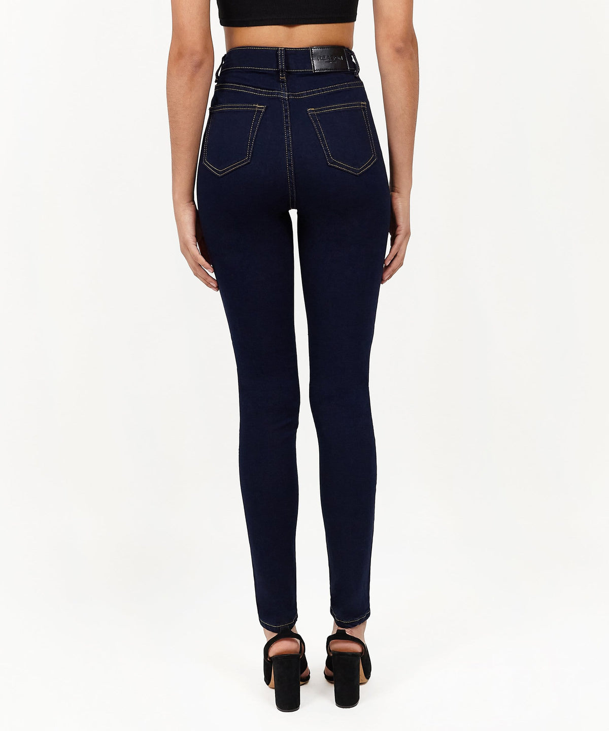 Womens Charlotte High Waist Slim Jeans | Reason Clothing Smart Buy