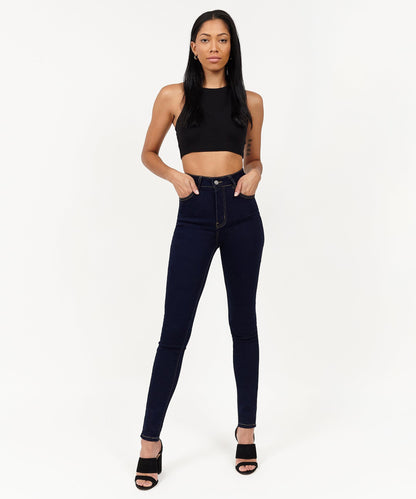 Womens Charlotte High Waist Slim Jeans | Reason Clothing Smart Buy