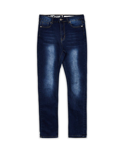 Womens Emma Dark Wash Slim Jeans | Reason Clothing Featured