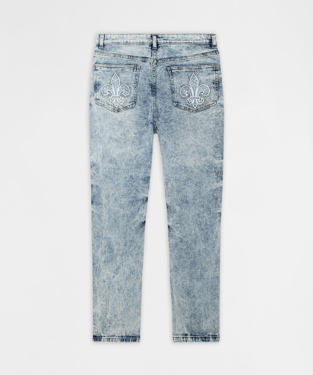 Washed Ripped Denim Pants - Blue | Reason Clothing Exclusive