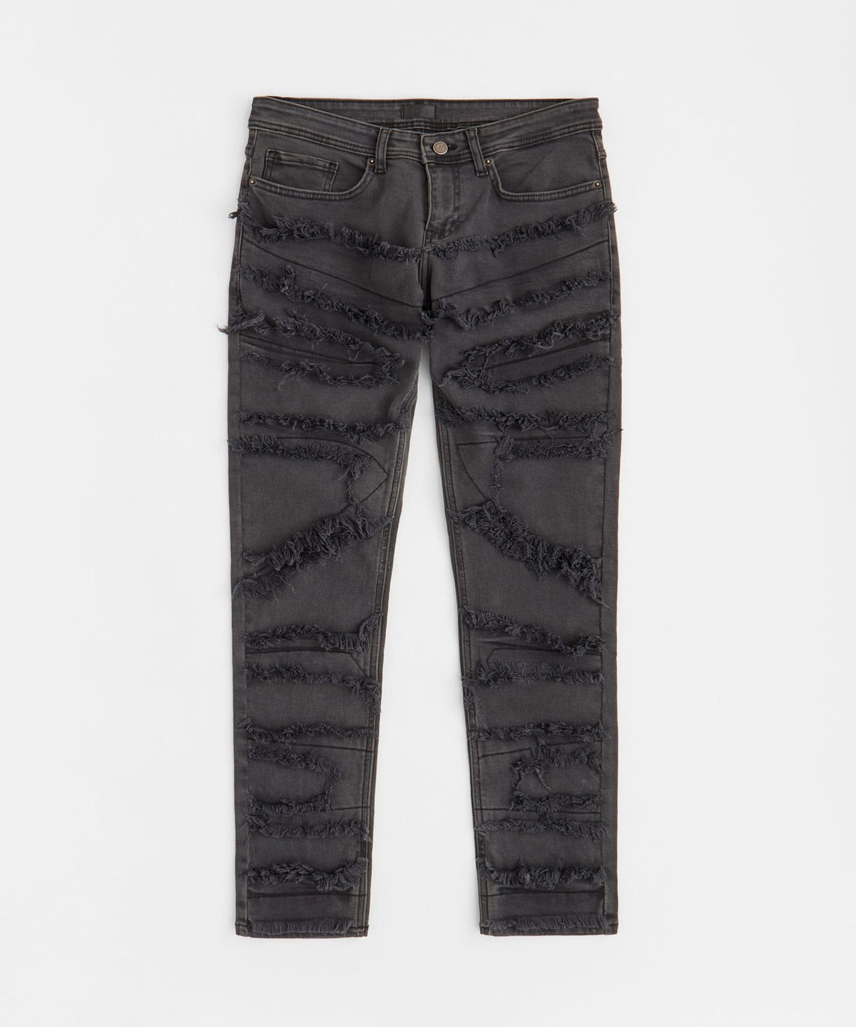 Plus Size Light Washed Jeans - Dark Grey | Reason Clothing New