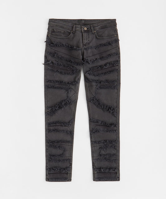Plus Size Light Washed Jeans - Dark Grey | Reason Clothing New