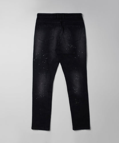 Nighthawk Ripped Skinny Jeans - Black | Reason Clothing Signature