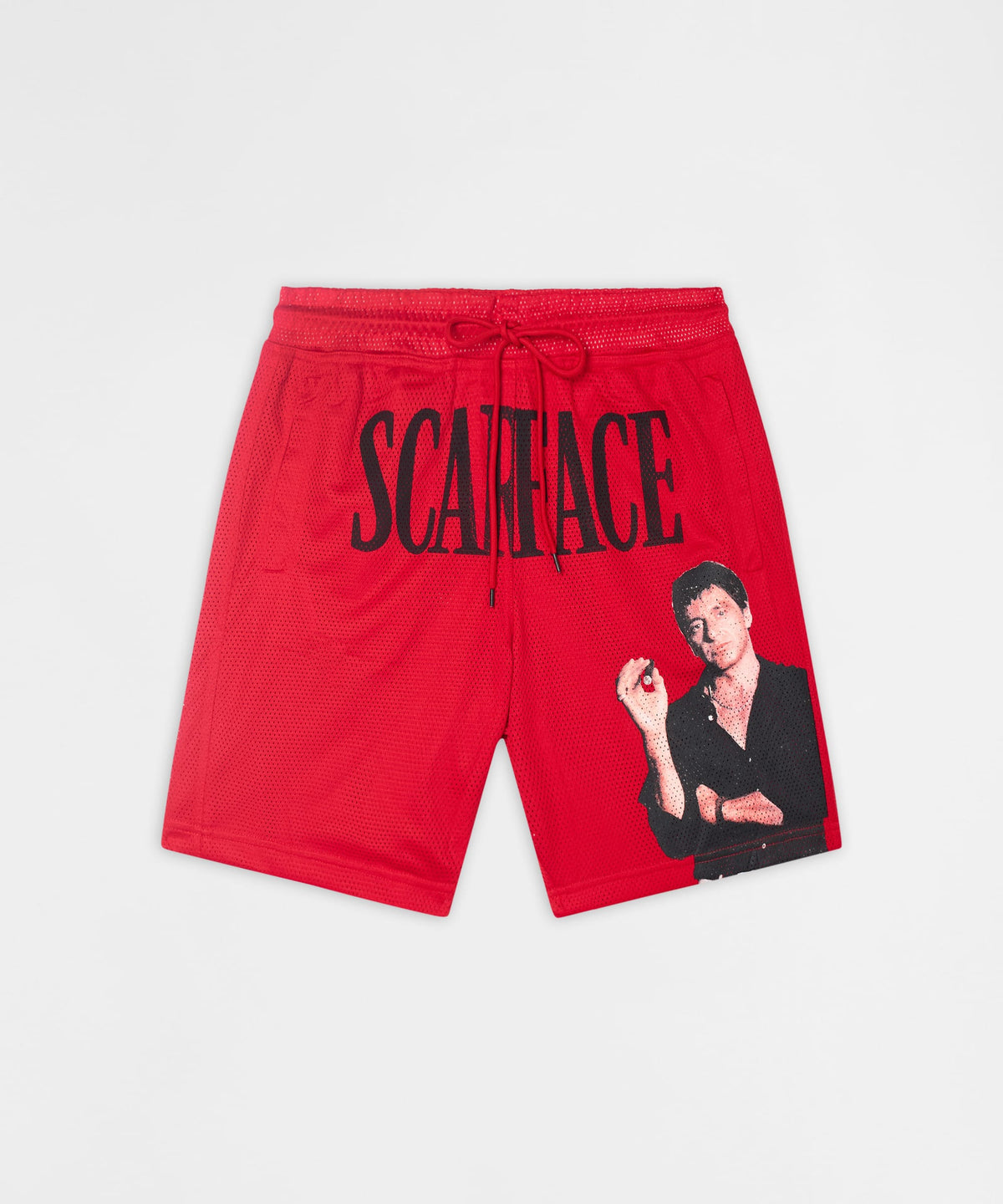 Scarface Old English Mesh Short - Red | Reason Clothing Exclusive