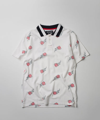 Aop Rose Polo | Reason Clothing Featured