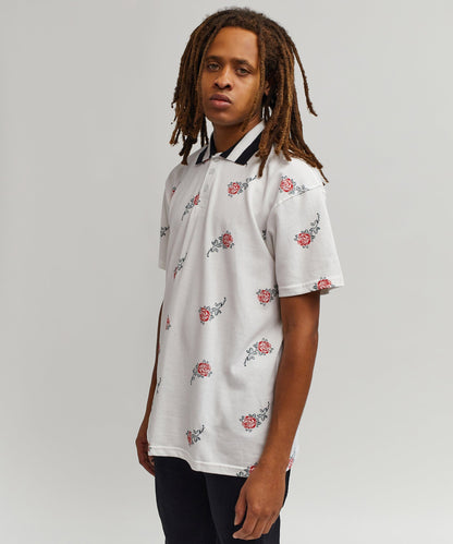 Aop Rose Polo | Reason Clothing Featured