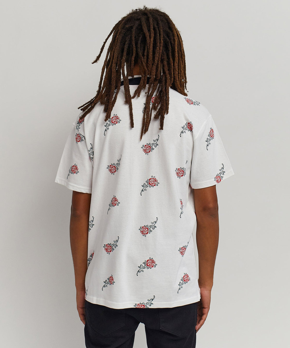 Aop Rose Polo | Reason Clothing Featured