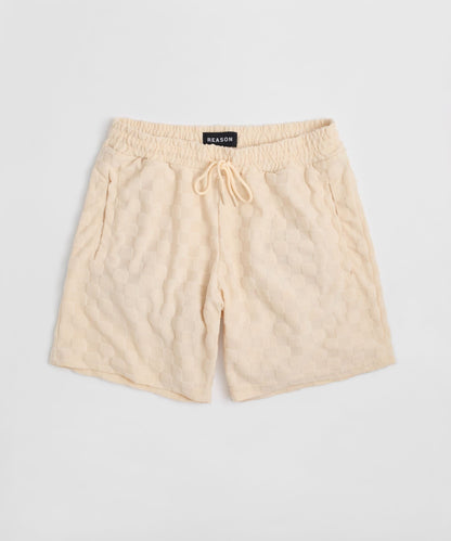 Checkerboard Towel Short | Reason Clothing Featured