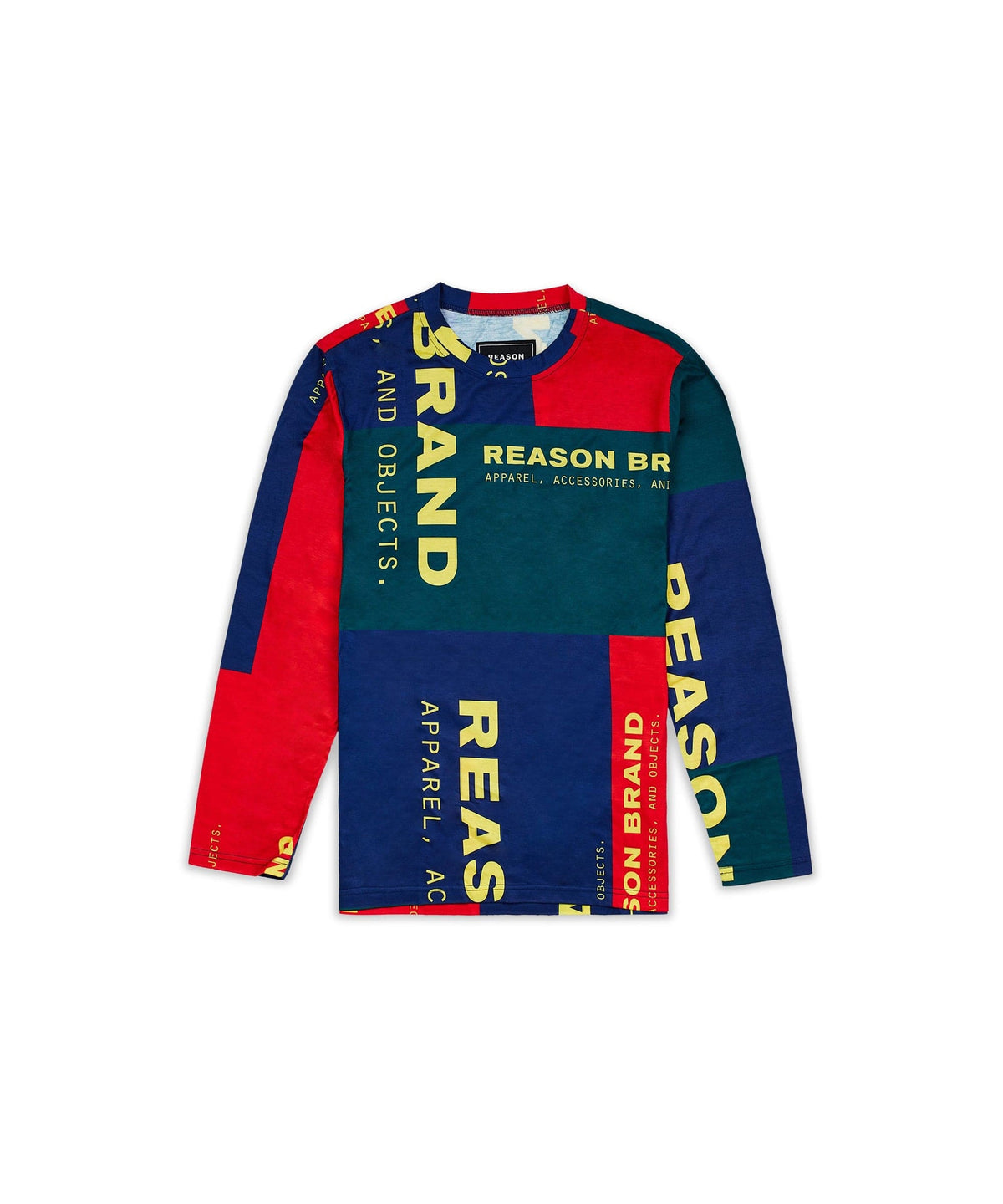 Arseno Multi Color Long Sleeve Logo Tee | Reason Clothing Premium