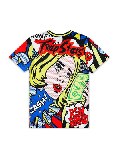 Trap Stars Comic Print Tee 963 Is Live | Reason Clothing Top Pick