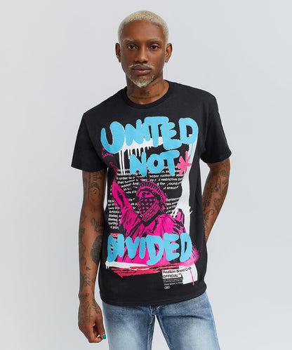 Not Divided Tee - Black | Reason Clothing Trending