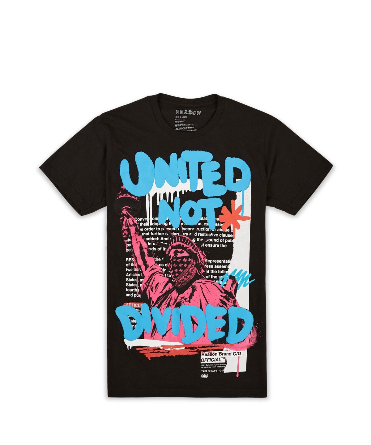 Not Divided Tee - Black | Reason Clothing Trending