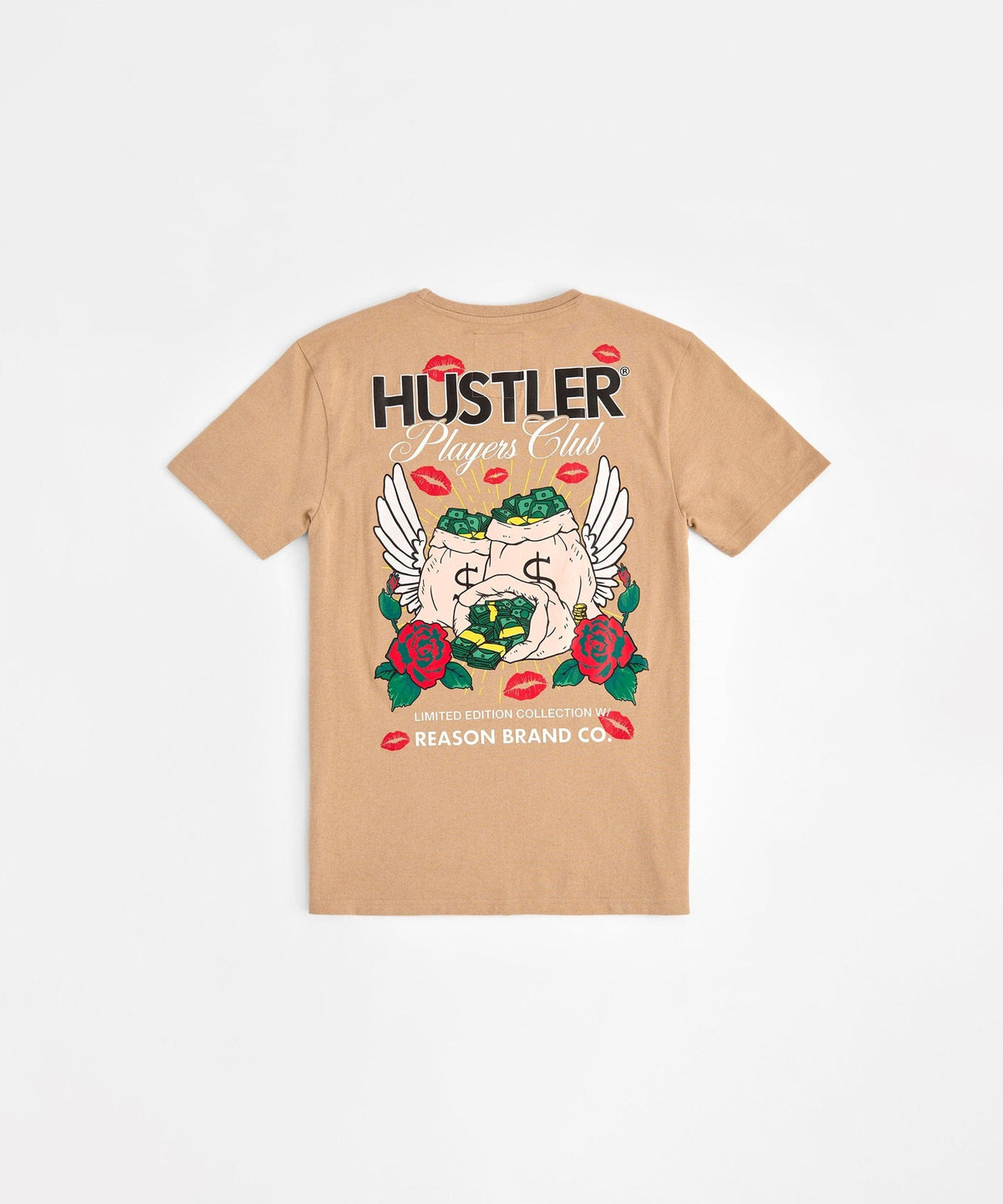 Hustler Players Club Tee - Clay | Reason Clothing Sale