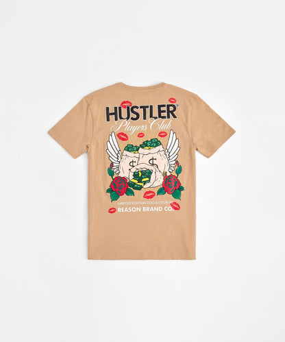 Hustler Players Club Tee - Clay | Reason Clothing Sale