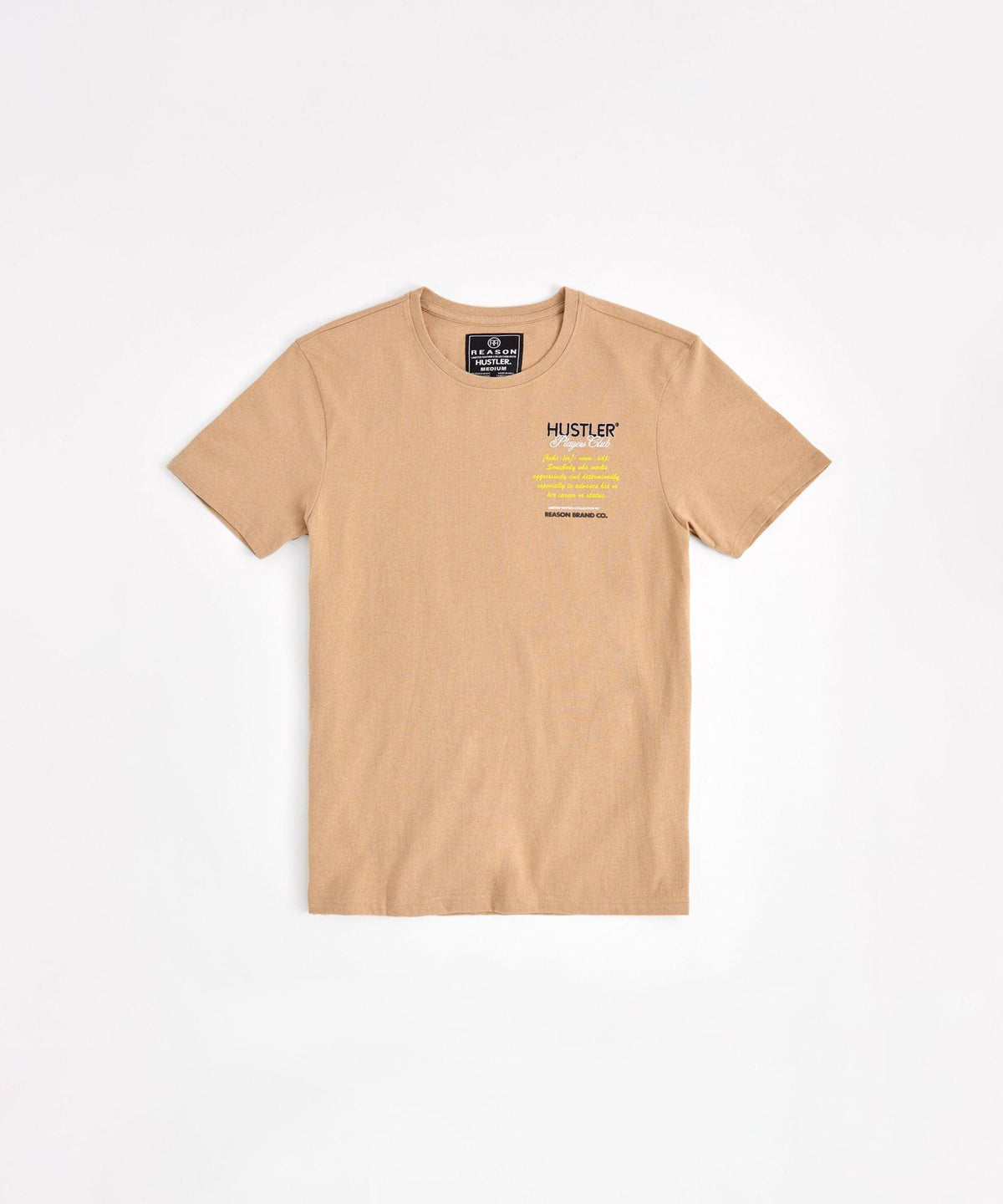Hustler Players Club Tee - Clay | Reason Clothing Sale