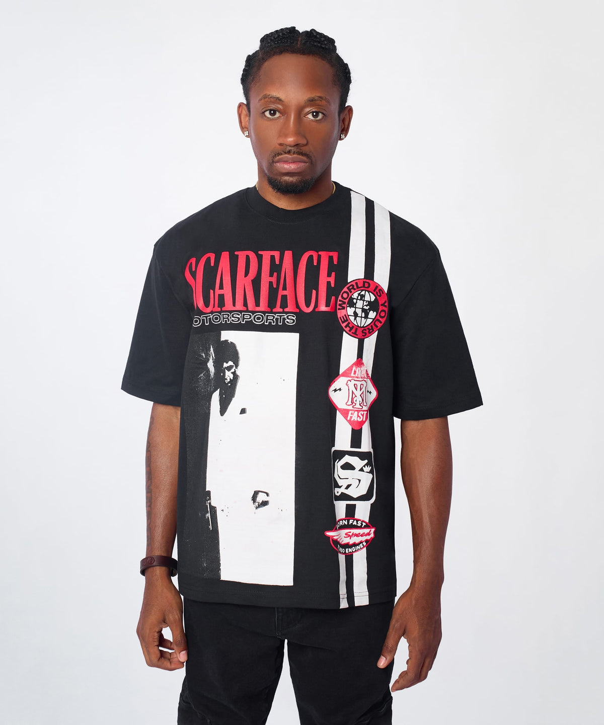 Scarface Motorsports Graphic Tee - Black | Reason Clothing Classic