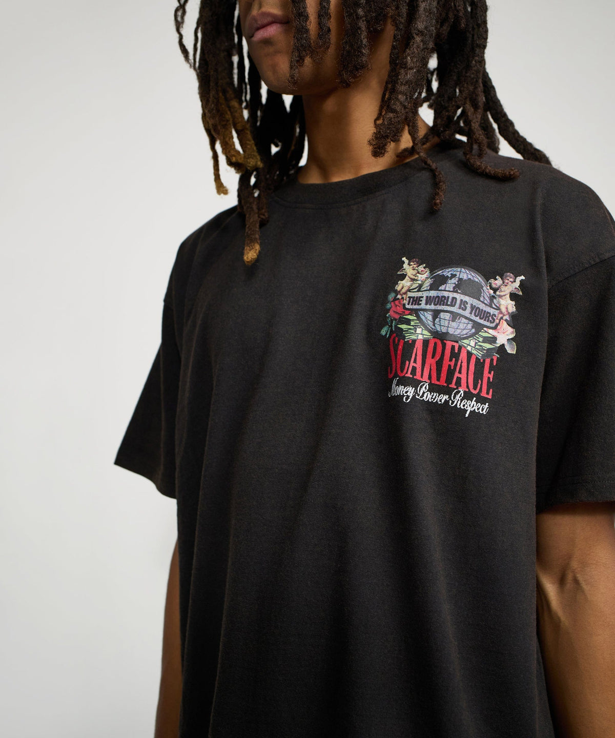 Scarface The World Short Sleeve Tee - Black | Reason Clothing Value
