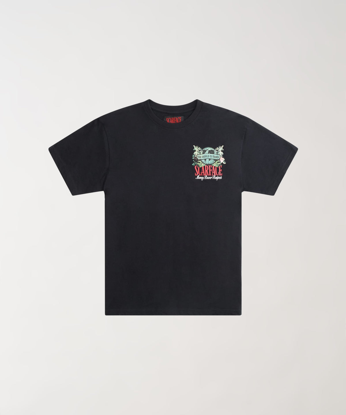 Scarface The World Short Sleeve Tee - Black | Reason Clothing Value