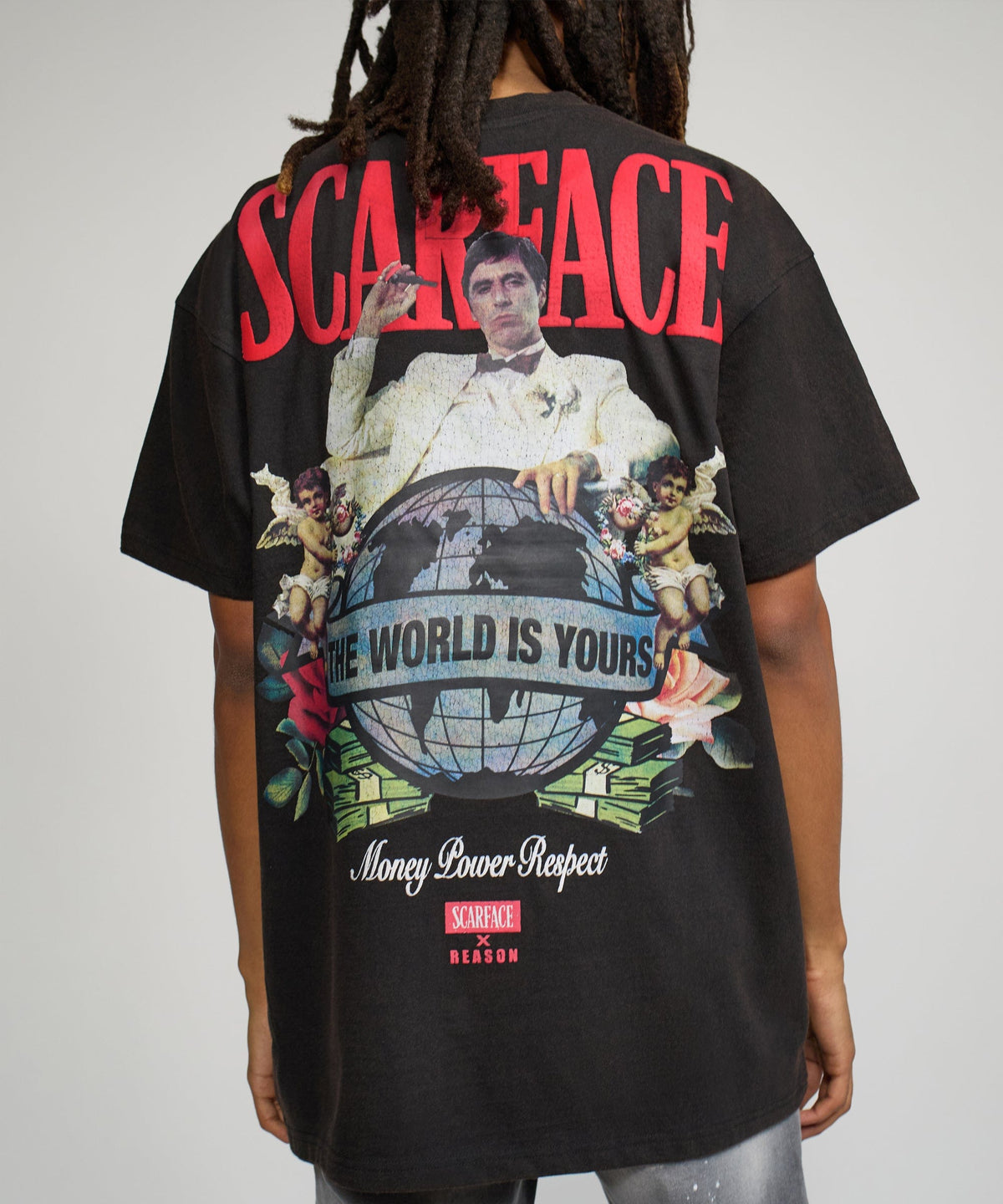 Scarface The World Short Sleeve Tee - Black | Reason Clothing Value