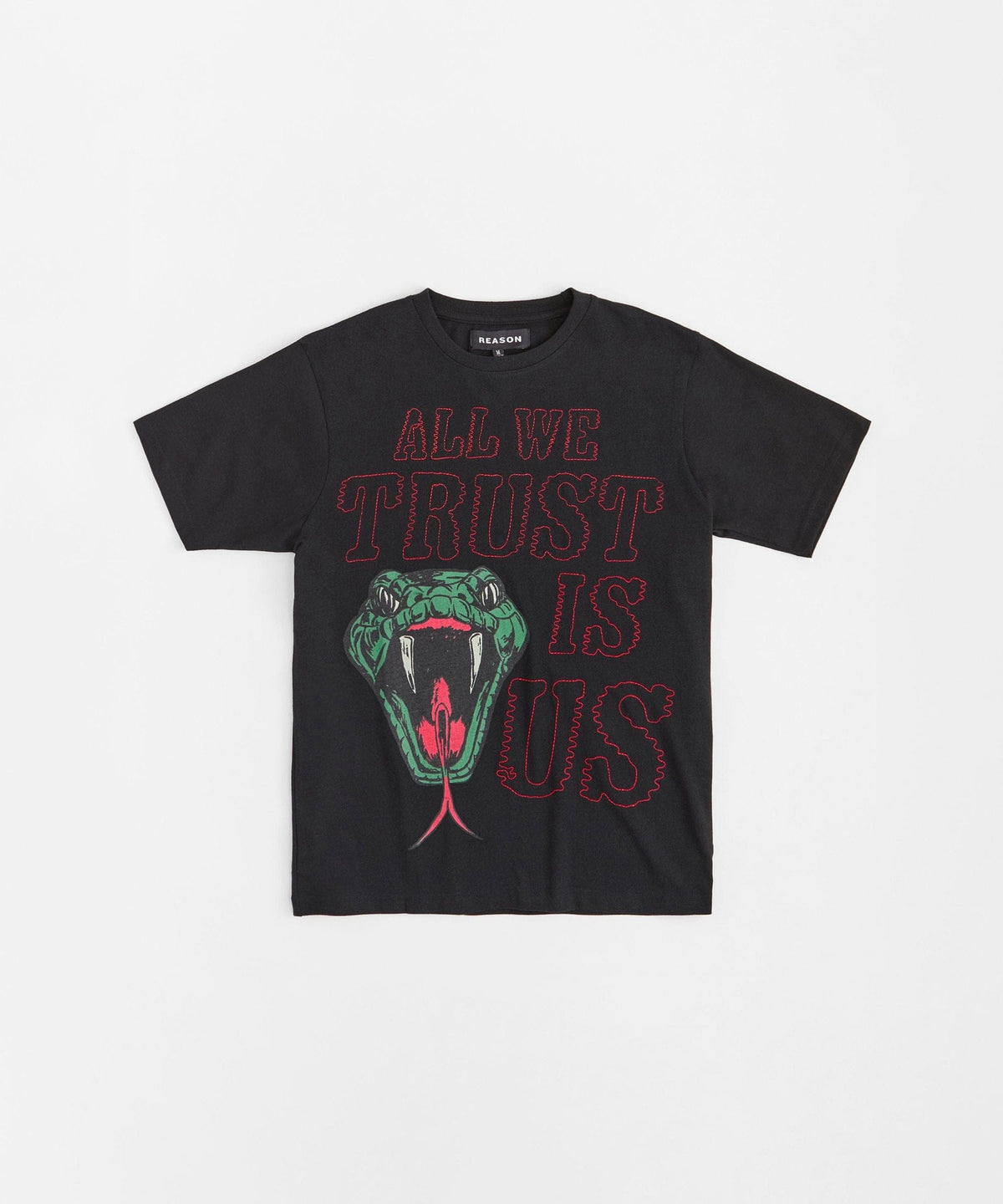 All We Trust Is Us Short Sleeve Tee - Black | Reason Clothing Everyday